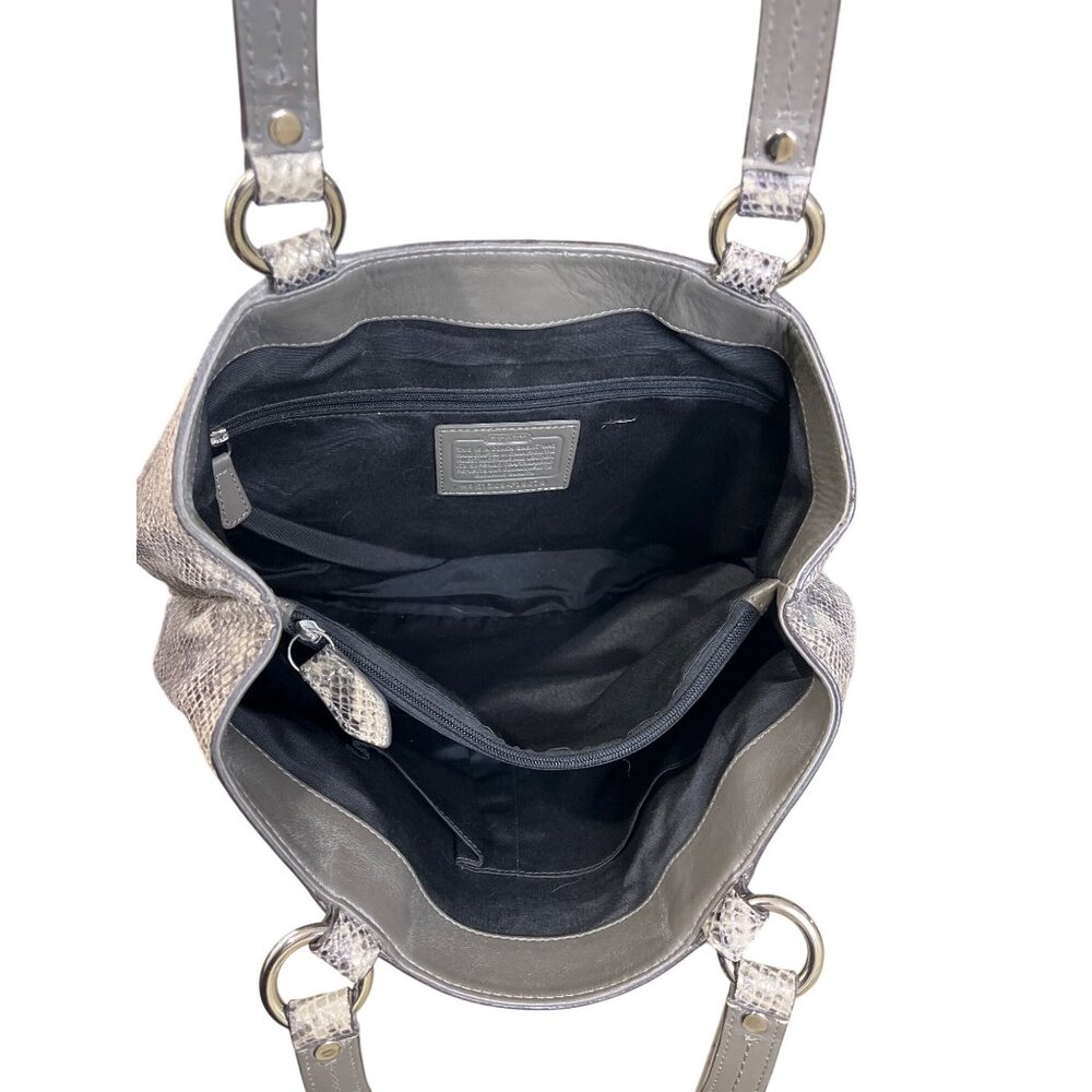 Coach Soho Python Embossed Leather Shoulder Bag S… - image 4